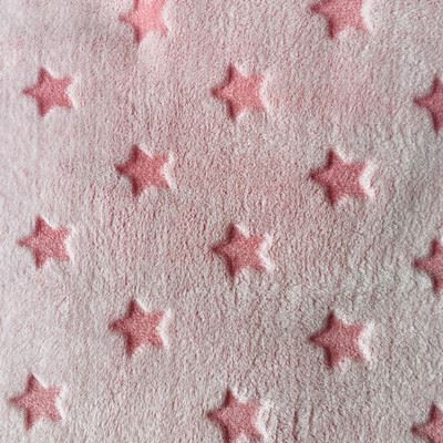 Star flannel fleece fabric 400