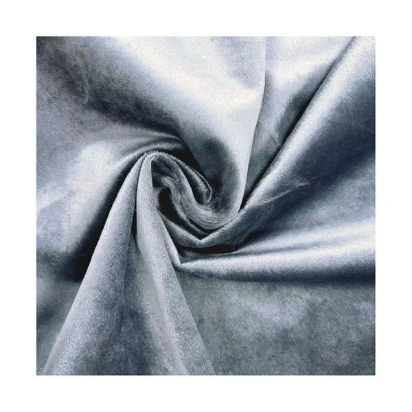 Blue Velvet Fabric Curtain