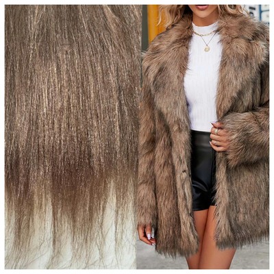 Faux Fake Fur Solid Shaggy Long Pile Fabric Faux Fake Fur Solid Shaggy Long Pile Fabric